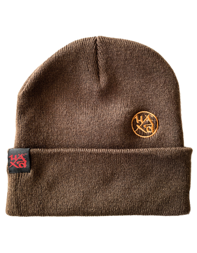 Beanie Logo Brown Camel