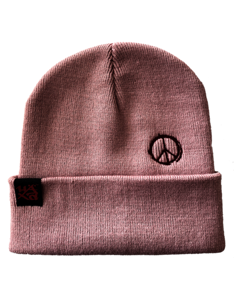 Beanie Peace Rosa Burgundy