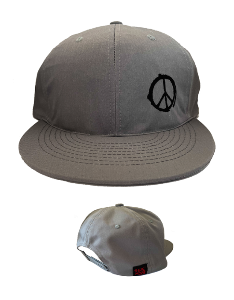 Cap Peace Grey Black